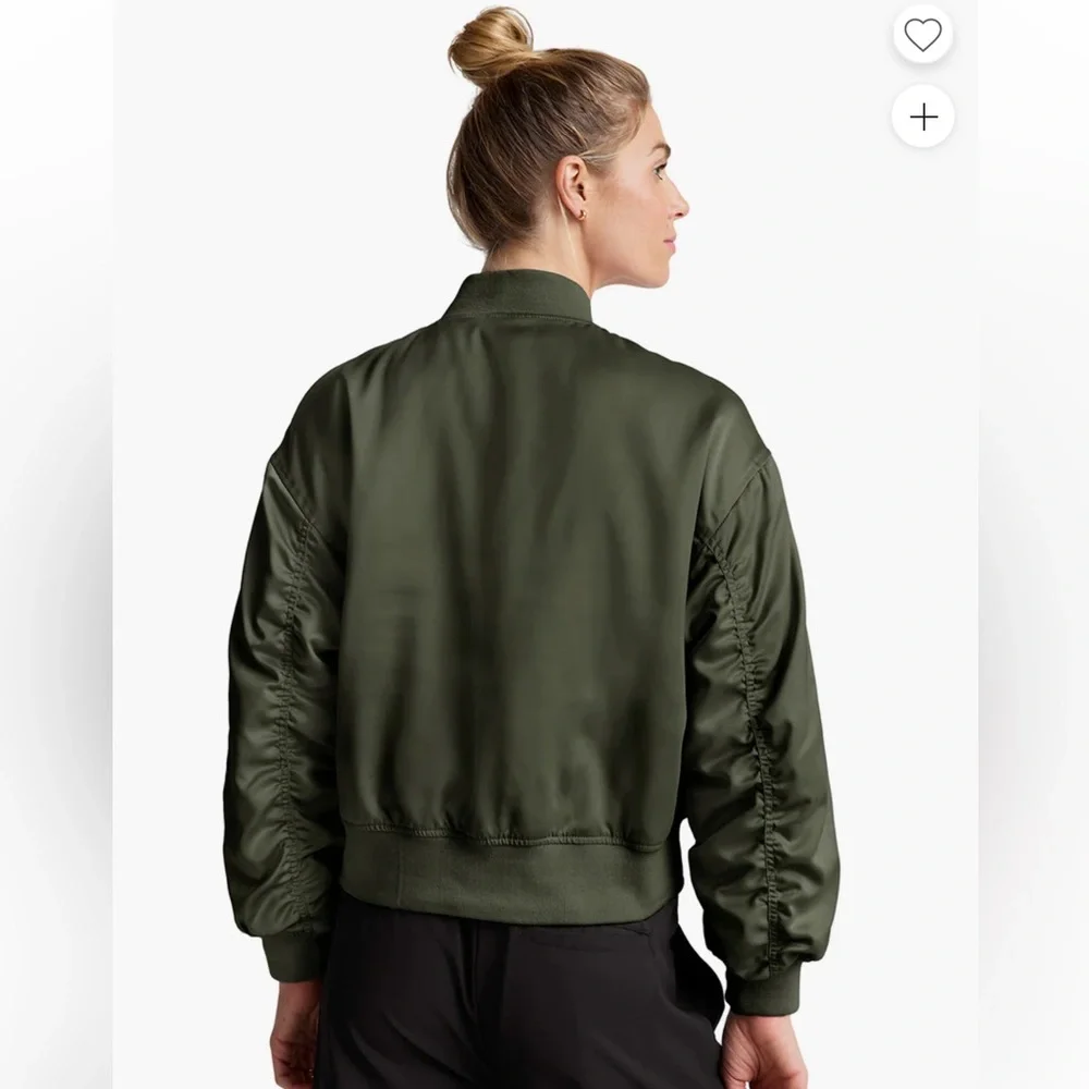 Beyond Yoga Melrose Bomber Jacket NWT - Picture 3 of 11
